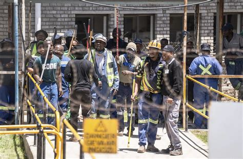Hundreds of miners leave South Africa gold mine after being underground for 3 days in union dispute